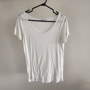 Ricki's Tee, White, Size Medium